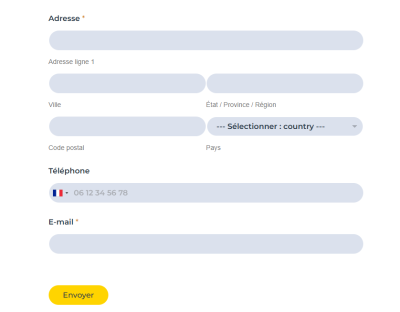 Formulaire assurance responsive